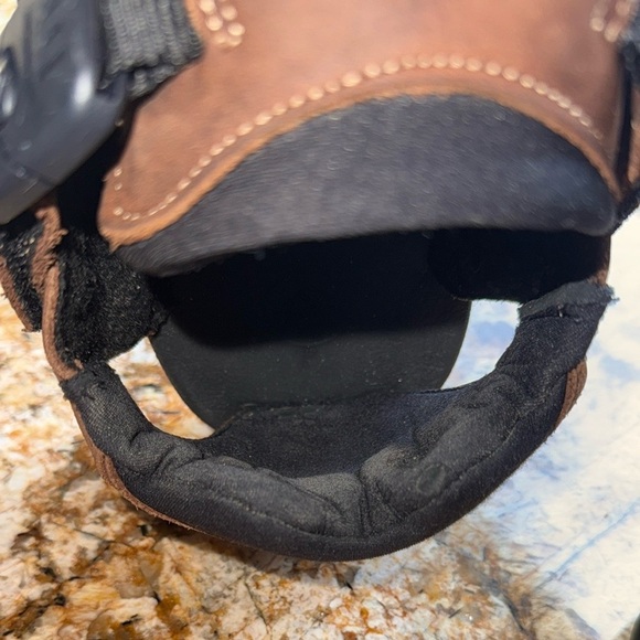 Reef Brazil Men’s Brown Black Leather Sandals Outdoor Sport Hiking Vintage - Picture 5 of 11